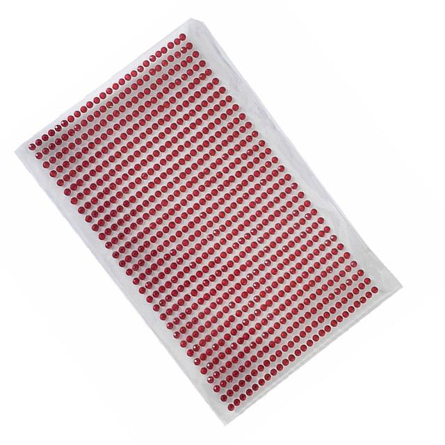 Acrylic Tattoo 750 Pcs/set 3mm Diy Decal Art Crystal Diamond Bling Rhinestone Self Adhesive Stickers for  Phone Case Decoration