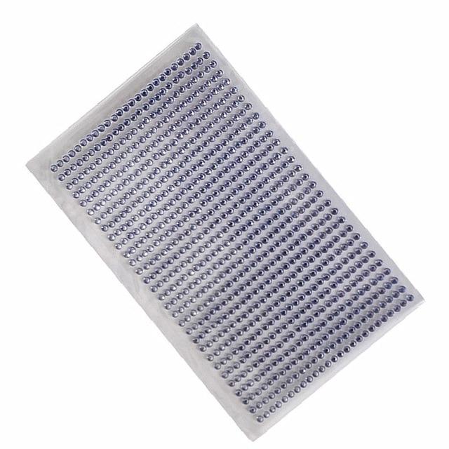 Acrylic Tattoo 750 Pcs/set 3mm Diy Decal Art Crystal Diamond Bling Rhinestone Self Adhesive Stickers for  Phone Case Decoration