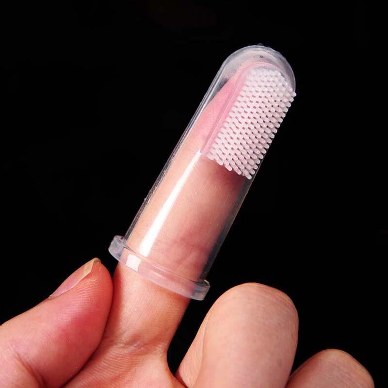 Pet Dog Finger Toothbrush Puppy Teeth Care Brush Soft Dog Cat Cleaning Toothbrushes Bad Breath Dog Accessories