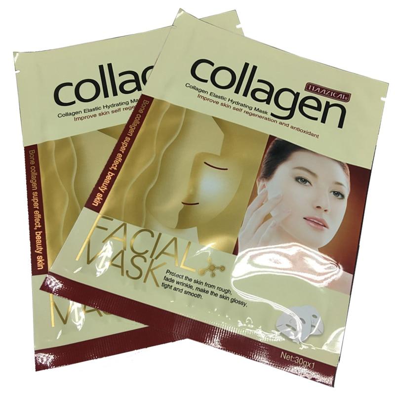 Collagen Essence Whole Face Sheet Mask for Moisturizing Whitening Skin Care Treatment Anti-aging Masks 1PCS Free Shipping