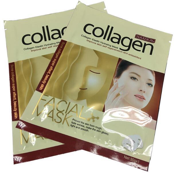 Collagen Essence Whole Face Sheet Mask for Moisturizing Whitening Skin Care Treatment Anti-aging Masks 1PCS Free Shipping