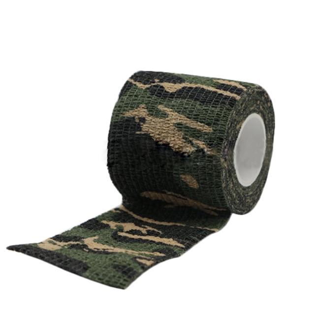 Pet Multi-functional Self-adhesive Elastic Bandage Non-Woven Fabrics Pets Breathable Tearing Camouflage Bandages for Dogs Cats