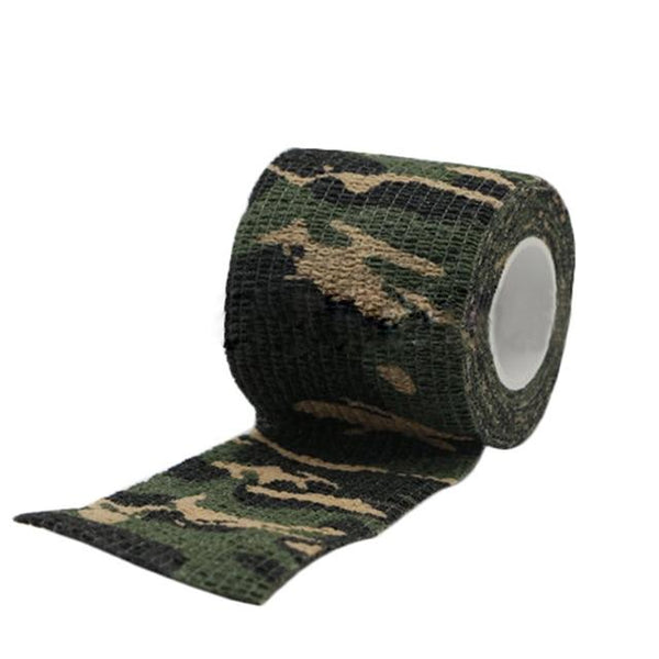 Pet Multi-functional Self-adhesive Elastic Bandage Non-Woven Fabrics Pets Breathable Tearing Camouflage Bandages for Dogs Cats