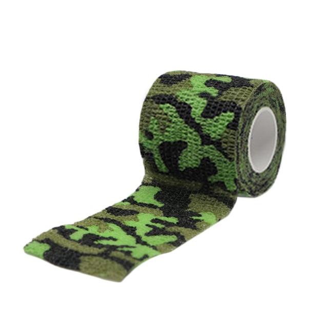 Pet Multi-functional Self-adhesive Elastic Bandage Non-Woven Fabrics Pets Breathable Tearing Camouflage Bandages for Dogs Cats