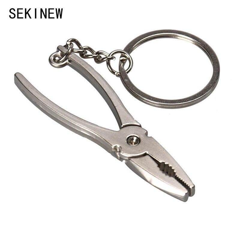 1PC Keychain Pocket Adjustable  Mini Pliers Keyring Keychain Metal Adjustable Mini Vise Tool Car Ornament Accessories