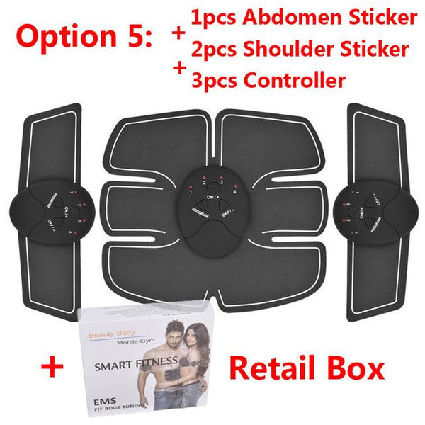 Wireless Muscle Stimulator EMS Slimming Machine Abdominal Muscle Exerciser Training Fitness Equipment Accessories Massager