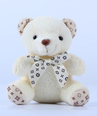 10cm a tie plush toy teddy bear doll pendant keychain toy gifts