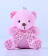 10cm a tie plush toy teddy bear doll pendant keychain toy gifts