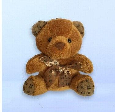 10cm a tie plush toy teddy bear doll pendant keychain toy gifts