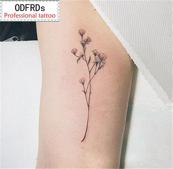 300 Models waterproof temporary tattoo tatoo henna fake flash tattoo stickers Taty tatto  Fresh grass SYA013