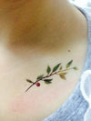 300 Models waterproof temporary tattoo tatoo henna fake flash tattoo stickers Taty tatto  Fresh grass SYA013