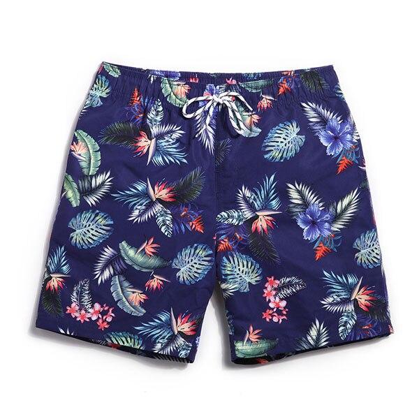 Board shorts men swimming trunks sexy print flowers mens swimwear beach surfing gym running short  joggers bermudas masculina