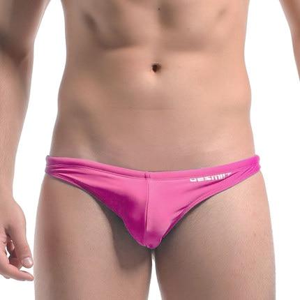 New sexy thongs swimwear men briefs T-shaped trunks Mens bathing suit Briefs Swimming Swim Drawstring Shorts Slim Swimsuit
