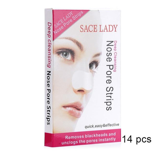 SACE LADY Blackhead Remover Nose Mask 24 Pcs Deep Cleansing Purifying Peel Off Nasal Strips Facial Pores Sticker Face Skin Care