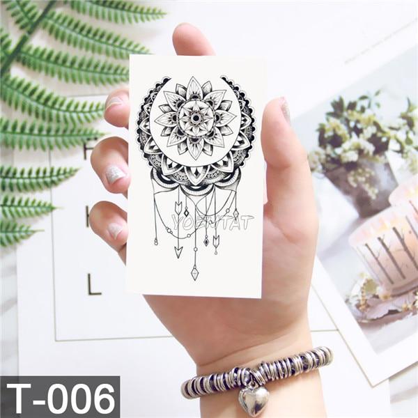 3d dream catcher  Waterproof Temporary Tattoos dreamcatcher flash Tattoo stickers body art for women transferable fake tattoo