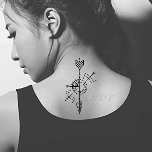 Waterproof Temporary Tattoo fox wolf wolves whale owl geometric animal tatto flash tatoo fake tattoos for girl women man kid 7