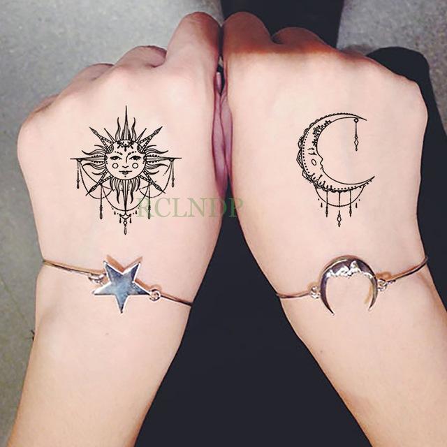 Waterproof Temporary Tattoo fox wolf wolves whale owl geometric animal tatto flash tatoo fake tattoos for girl women man kid 7