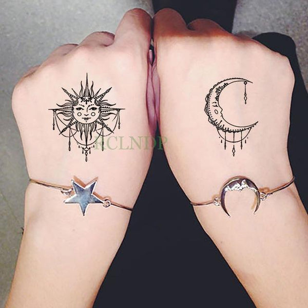 Waterproof Temporary Tattoo fox wolf wolves whale owl geometric animal tatto flash tatoo fake tattoos for girl women man kid 7