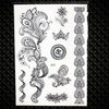 25 Styles Sexy Lace Black Henna Temporary Tattoo Sticker Women Hand Jewelry Tatoo Paste Waterproof Fake Body Art Tattoo Stickers