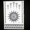 25 Styles Sexy Lace Black Henna Temporary Tattoo Sticker Women Hand Jewelry Tatoo Paste Waterproof Fake Body Art Tattoo Stickers