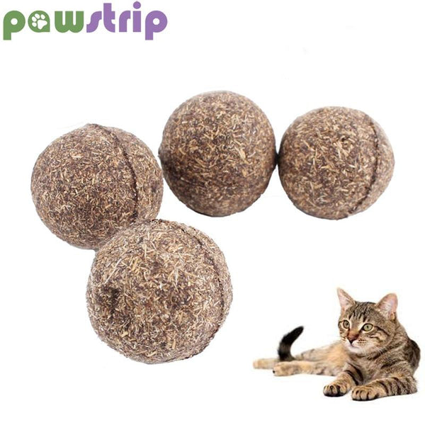 pawstrip 1pc Catnip Cat Toys Diameter 3cm Catnip Ball Safety Healthy Pet Cat Treats