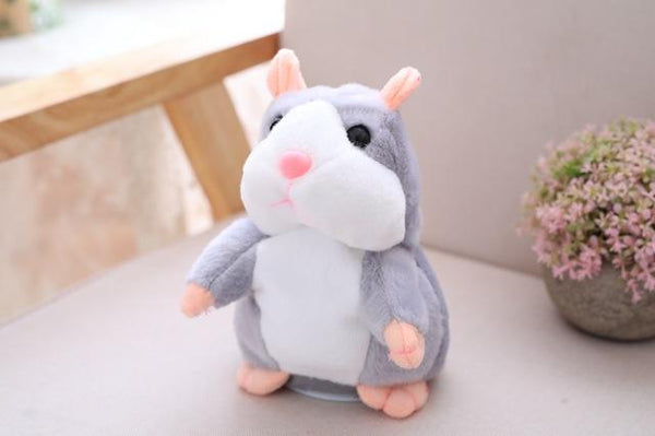 Talking Hamster Mouse Pet Christmas Toy Speak Talking Sound Record Hamster Educational Plush Toy for Children Christmas Gift