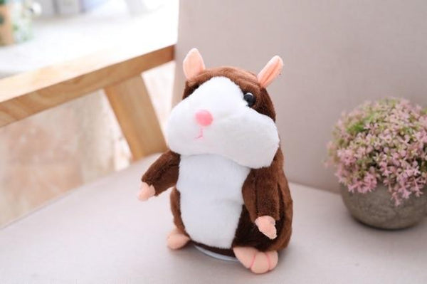 Talking Hamster Mouse Pet Christmas Toy Speak Talking Sound Record Hamster Educational Plush Toy for Children Christmas Gift