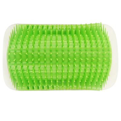 Corner Pet Brush Comb Play Cat Toy Plastic Scratch Bristles Arch Massager Self Grooming Cat Scratcher