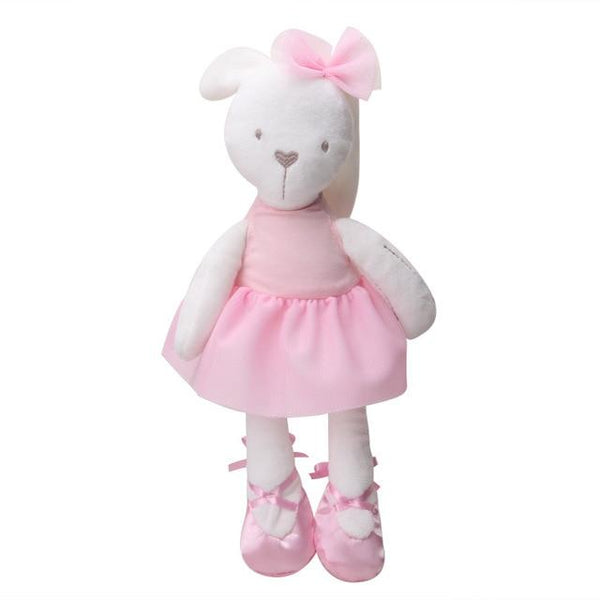 New Style Plush Stuffed Cute Appease Rabbit Bear Animal Toys Infant Baby Comfort Dolls For Children Kids Birthday Pretty Gift