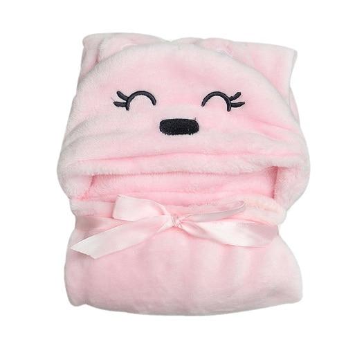 Soft Baby Blankets Baby Kids Bathing Towels Animal Shape Hooded Towel Lovely Baby Bath Towel Baby Swaddle Wrap Hooded Bathrobe