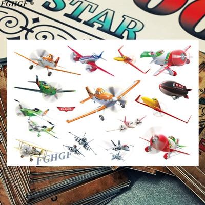 Cartoon cute Cars Child Temporary Body Art Flash Tattoo Sticker 17*10cm Waterproof painless tattoo Free shipping