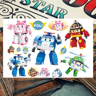 Cartoon cute Cars Child Temporary Body Art Flash Tattoo Sticker 17*10cm Waterproof painless tattoo Free shipping