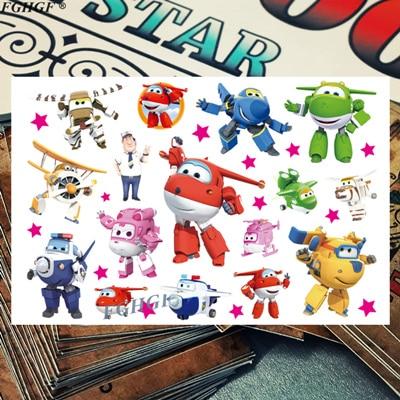 Cartoon cute Cars Child Temporary Body Art Flash Tattoo Sticker 17*10cm Waterproof painless tattoo Free shipping