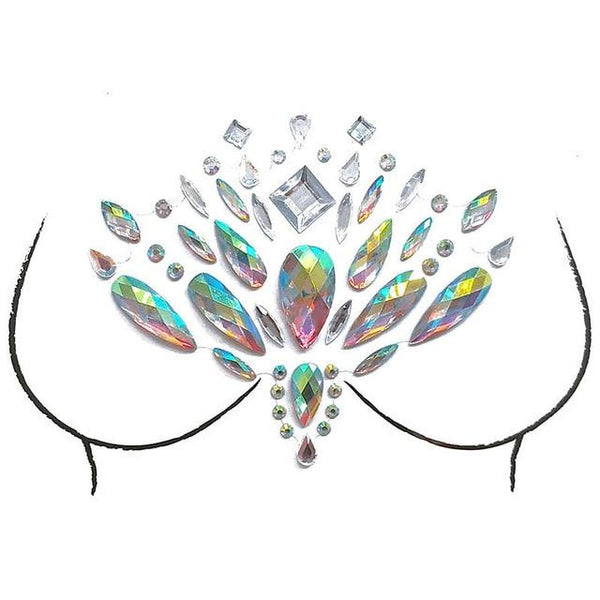1 Sheet Adhesive Jewel Sticker Sticky Face Crystal Gems Festival Party Makeup Chest Tattoos Stickers Body Make Up 12 Styles