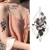 1 Pieces/set Small Full Flower Arm Temporary Waterproof Tattoo Stickers Fox Owl for Women Men Body Art