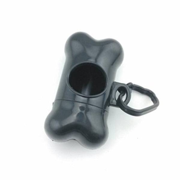 1 Pcs Pet Waste Bag Dispenser For Dog Poop Bags Accessories Bone Shape Plastic Pet Small Dog Waste Poop Bags Dispenser Holder