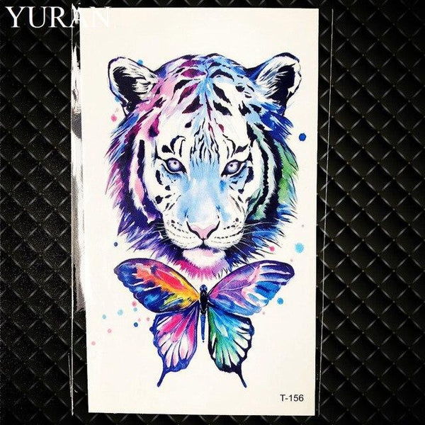 Black Stars Sky Moon Paw Waterproof Kids Tattoo Women Body Finger Arm Art Temporary Tatoo Men Hands Paste Ear Tattoo Stickers