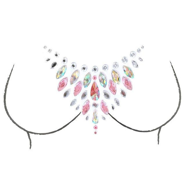 Shellhard 12 Styles Adhesive Sticky Gems Sticker Makeup Face Boob Jewel Crystal Festival Gems Party Makeup Stickers For Body Art