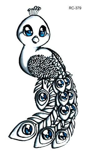 Rocooart RC369-395 New Water Proof Temporary Tattoo Stickers Cartoon Coloful Kid's Drawing Fox Fake Flash Taty Tattoo tatouage