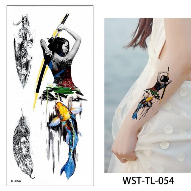 glaryyears 25 Designs 1 Sheet Women Jewelry Tattoo WST-TL Temporary Body Chest Waist Art Tattoo Sticker Cool Sexy Choker Pendant