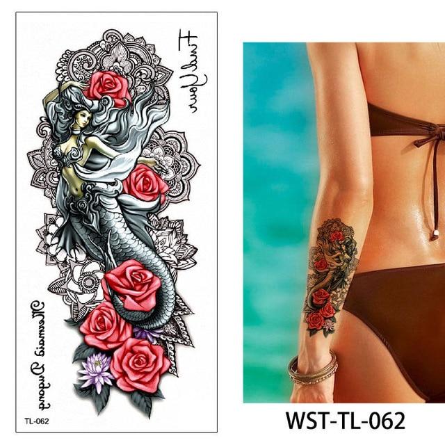 glaryyears 25 Designs 1 Sheet Women Jewelry Tattoo WST-TL Temporary Body Chest Waist Art Tattoo Sticker Cool Sexy Choker Pendant