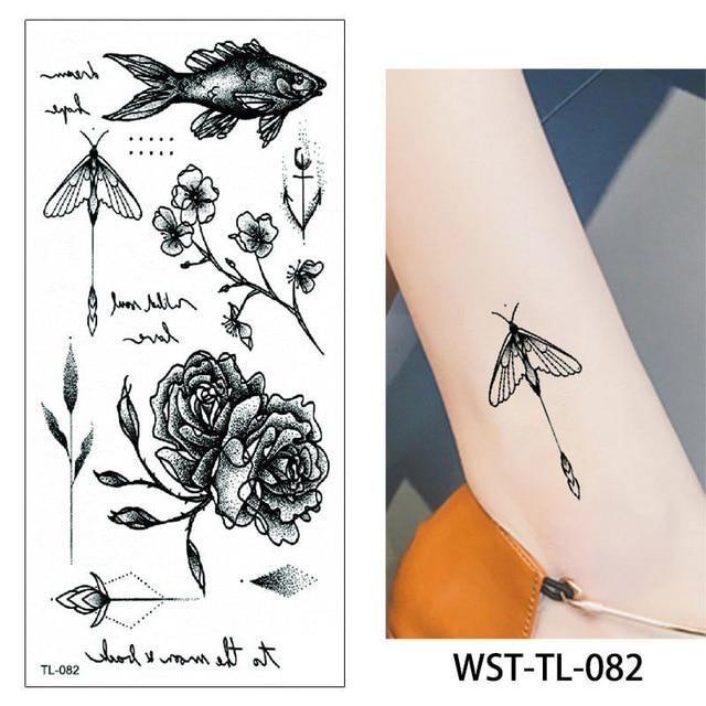 glaryyears 25 Designs 1 Sheet Women Jewelry Tattoo WST-TL Temporary Body Chest Waist Art Tattoo Sticker Cool Sexy Choker Pendant