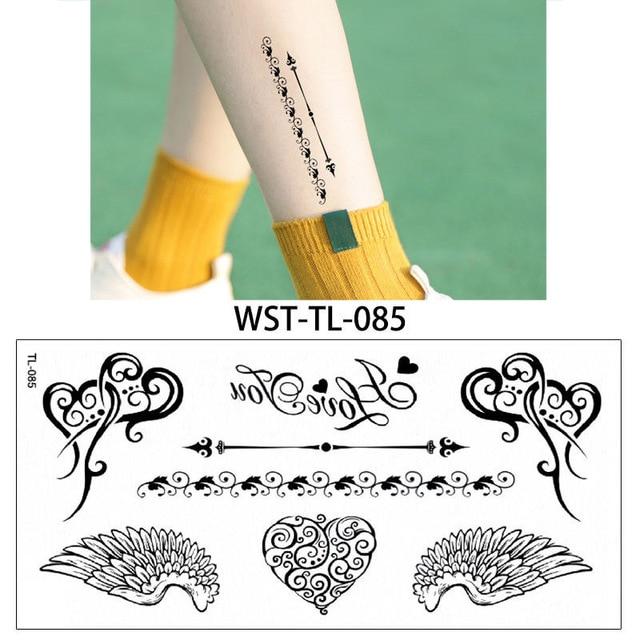 glaryyears 25 Designs 1 Sheet Women Jewelry Tattoo WST-TL Temporary Body Chest Waist Art Tattoo Sticker Cool Sexy Choker Pendant