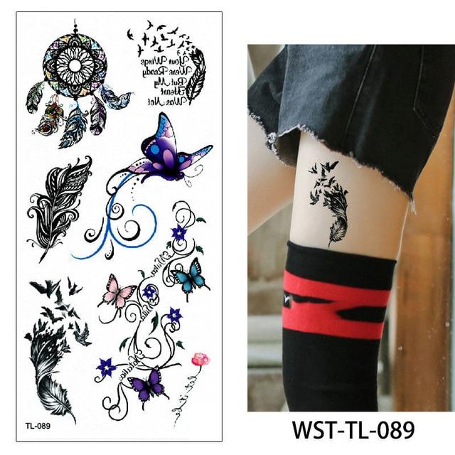 glaryyears 25 Designs 1 Sheet Women Jewelry Tattoo WST-TL Temporary Body Chest Waist Art Tattoo Sticker Cool Sexy Choker Pendant