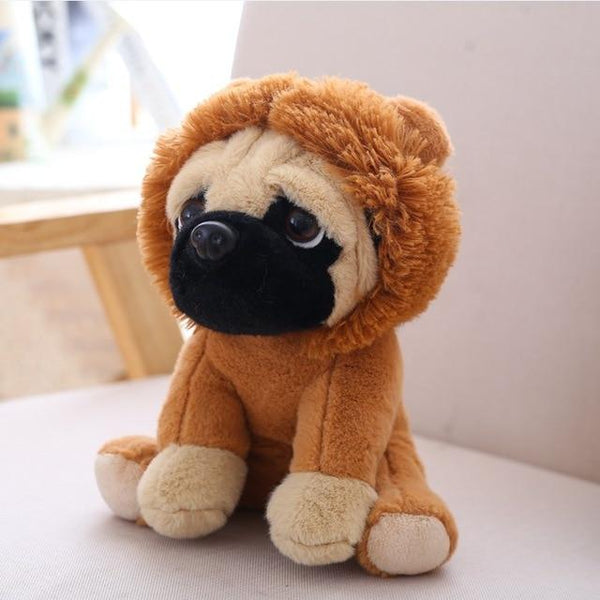 20CM Stuffed Simulation Dogs Plush Sharpei Pug Lovely Puppy Pet Toy Plush Animal Toy Children Kids Birthday Christmas Gifts