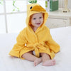 0-6Y Children Robes Animal Boys Girls Cotton sleepwear Baby Bathrobe Romper kids Home wear Baby Hooded Bath Towel Robes Cartoon