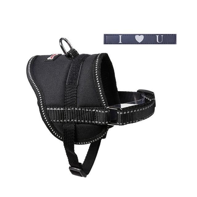 Cute Dogs collars and vest harnesses chest with leash set pets shop reflective dog accessories arnes perro mascotas acessorios