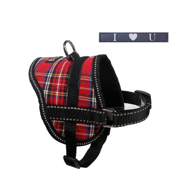 Cute Dogs collars and vest harnesses chest with leash set pets shop reflective dog accessories arnes perro mascotas acessorios