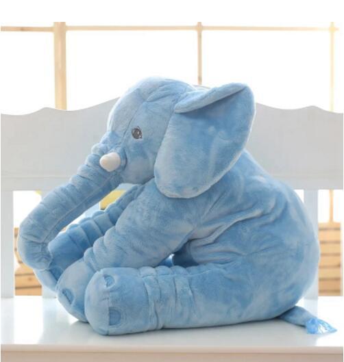 BOOKFONG 40/60cm Infant Plush Elephant Soft Appease Elephant Playmate Calm Doll Baby Toy Elephant Pillow Plush Toys Stuffed Doll
