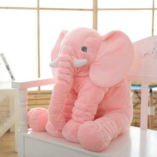 BOOKFONG 40/60cm Infant Plush Elephant Soft Appease Elephant Playmate Calm Doll Baby Toy Elephant Pillow Plush Toys Stuffed Doll